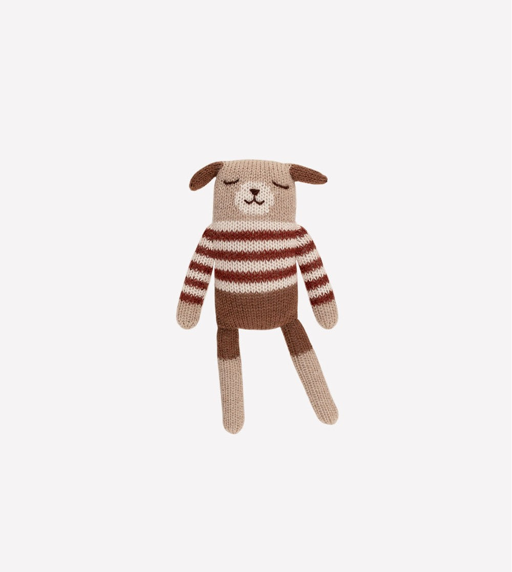 Puppy Knit Toy | Sienna Striped Sweater