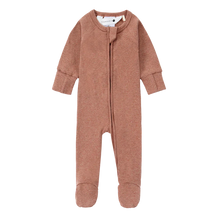 Load image into Gallery viewer, Organic Zip Growsuit L/S - Clay Speckled
