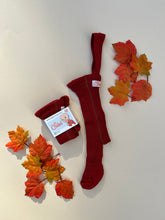Load image into Gallery viewer, Footed Tights | Maple Leaf
