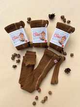Load image into Gallery viewer, Footless Teddy Tights | Acorn Brown
